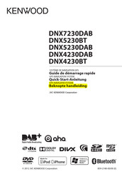 Kenwood DNX5230BT Beknopte Handleiding