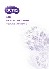 BenQ GP20 Gebruikershandleiding