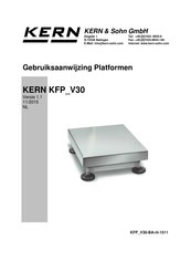 KERN and SOHN KFP 150V30LM Gebruiksaanwijzing