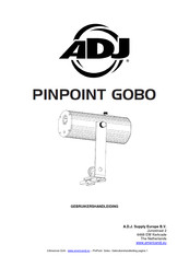 ADJ PinPoint Gobo Gebruikershandleiding