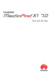 Huawei MediaPad X1 7.0 Snel Aan De Slag