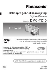 Panasonic LUMIX DMC-TZ10 Beknopte Gebruiksaanwijzing