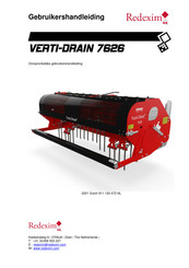 Redexim VERTI-DRAIN 7626 Gebruikershandleiding