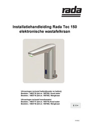 Rada Tec 150 Installatiehandleiding