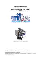 WilTec AOYUE 474A++ Gebruikershandleiding