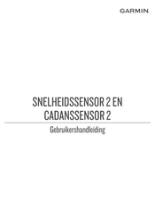 Garmin CADANSSENSOR 2 Gebruikershandleiding