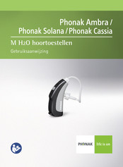 Phonak Cassia Gebruiksaanwijzing