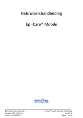 Danish Care Epi-Care Mobile Gebruikershandleiding