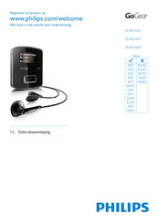 Philips GoGear SA3RGA04PN/02 Gebruiksaanwijzing