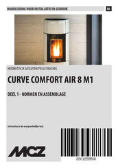 MCZ CURVE COMFORT AIR 8 M1 Handleiding Voor Installatie En Gebruik