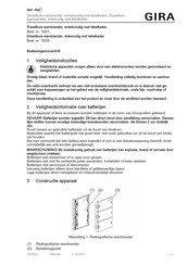 Gira 5331 Bedieningsvoorschrift