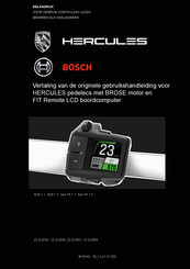 Bosch HERCULES NOS FS 1.1 Gebruikshandleiding