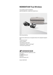 Sennheiser Momentum True Wireless Gebruiksaanwijzing