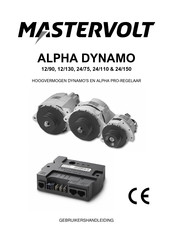 Mastervolt ALPHA DYNAMO 24/75 Gebruikershandleiding