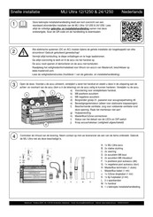 Mastervolt MLI Ultra 12/1250 Snelle-Installatiegids