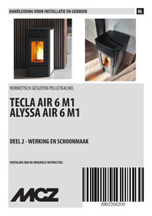 MCZ TECLA AIR 6 M1 Handleiding Voor Installatie En Gebruik