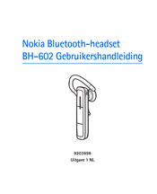 Nokia BH-602 Gebruikershandleiding