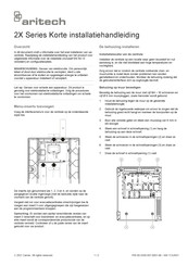 Aritech 2X Series Korte Installatiehandleiding