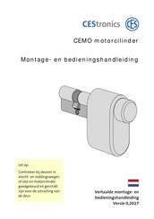 CEStronics CEMO Montage- En Bedieningshandleiding