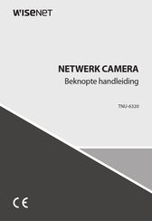 Wisenet TNU-6320 Beknopte Handleiding