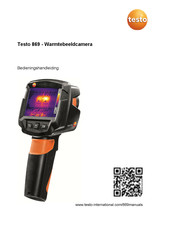 TESTO 869 Bedieningshandleiding