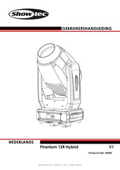 SHOWTEC Phantom 12R Hybrid Gebruikershandleiding