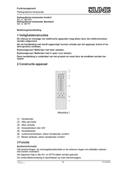 Jung 48 KFH Bedieningshandleiding