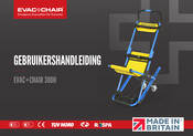 Evac+Chair 300 Series Gebruikershandleiding