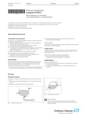 Endress+Hauser Liquipoint FTW23 Handleiding