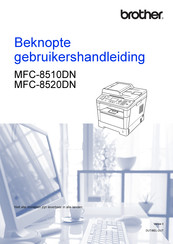 Brother MFC-8510DN Beknopte Gebruikershandleiding