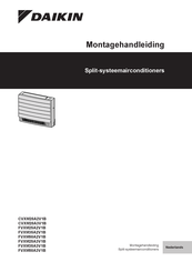 Daikin CVXM20A2V1B Montagehandleiding