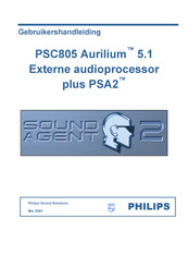 Philips PSC805 Aurilium 5.1 Gebruikershandleiding