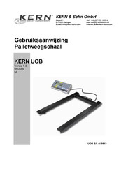 KERN UOB 600K200 Gebruiksaanwijzing