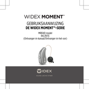 Widex MOMENT Series Gebruiksaanwijzing