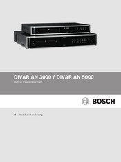 Bosch DIVAR AN 3000 Installatiehandleiding