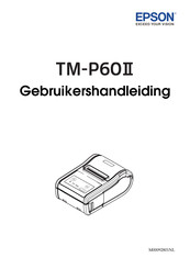 Epson TM-P60II Gebruikershandleiding