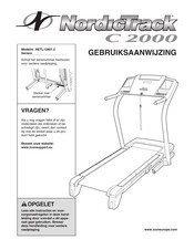 NordicTrack C 2000 Gebruiksaanwijzing