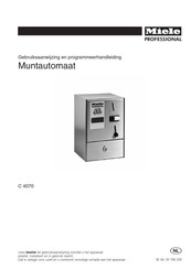 Miele professional C 4070 Gebruiksaanwijzing