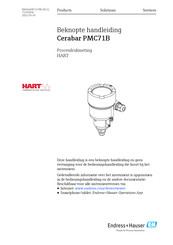 Endress+Hauser Cerabar PMC71B Handleiding