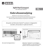 HORI Split Pad Compact Gebruiksaanwijzing