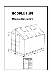 Tuinkas ECOPLUS 253 Montagehandleiding