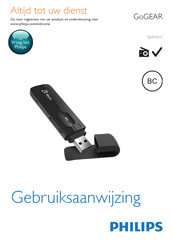 Philips GoGEAR SA5MXX08 Gebruiksaanwijzing