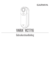 Garmin VARIA RCT716 Gebruikershandleiding