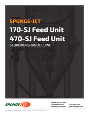 Sponge-Jet 470-SJ Feed Unit Gebruikershandleiding