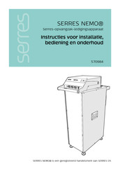 SERRES NEMO 570984 Instructies Voor Installatie, Bediening En Onderhoud