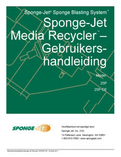 Sponge-Jet 25P Gebruikershandleiding