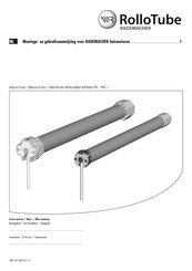 RolloTube RTIM 50/12 Montage- En Gebruiksaanwijzing