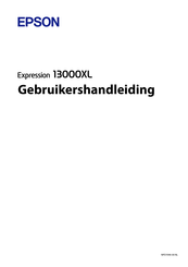 Epson Expression 12000XL Gebruikershandleiding