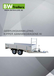 BW Trailers KI-3300x1800-350BTG-E Gebruiksaanwijzing