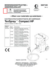 Graco TexSpray Compact HP Bedieningsinstructies